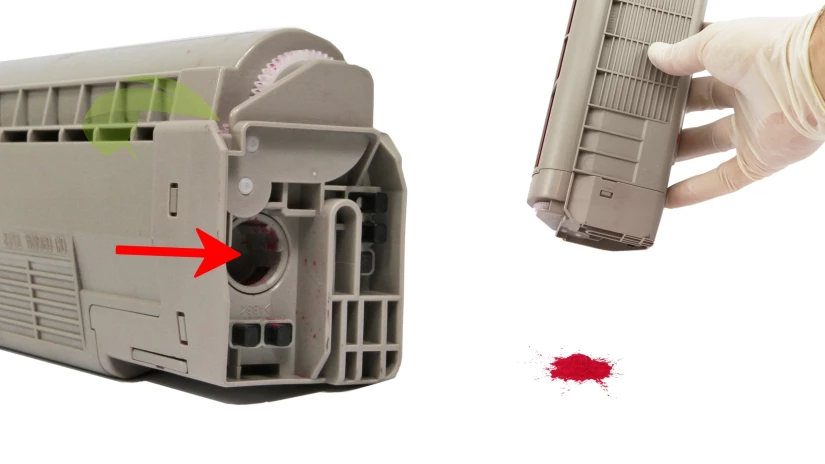 Zásobník na odpadný toner v tlačiarni OKI C612