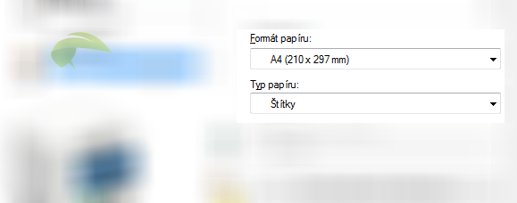 Nastavenie tlače na štítky v tlačiarňach Xerox