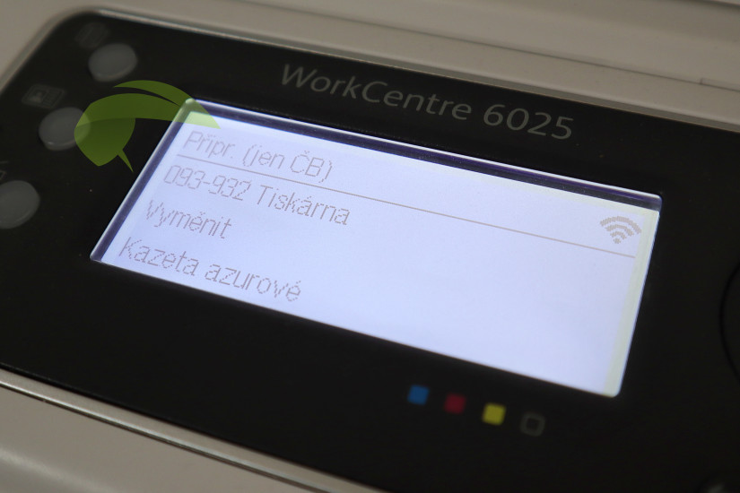 Zablokovanie tlačiarne z dôvodu prázdného toneru