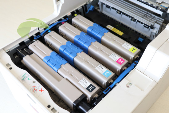 Tonery v tlačiarni OKI od rovnakého výrobcu
