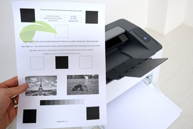 Test kvality tonerov do tlačiarní