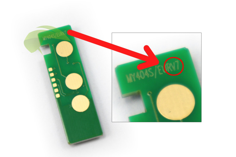 Čip z kompatibilného tonera pre tlačiareň Samsung C480w 