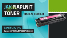 Návod na plnenie tonerov Canon CRG-716