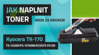 Návod na plnenie tonerov Kyocera TK-170 FS-1320D/FS-1370DN/ECOSYS P2135
