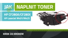 Návod na plnenie tonerov HP LaserJet CF280A a CF280X
