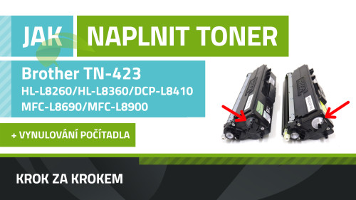 Návod na plnenie tonerov Brother TN-423&nbsp;
