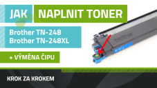Návod na plnenie tonerov Brother TN-248 a TN-248XL
