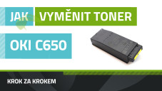 Ako vymeniť toner OKI C650