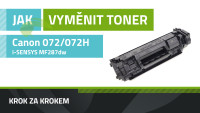 Ako vymeniť toner Canon 072/072H, Canon i-SENSYS MF287dw