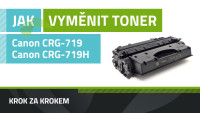 Ako vymeniť toner Canon CRG-719/CRG-719H