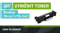 Ako vymeniť toner Brother TN-2421
