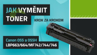 Ako vymeniť toner Canon 055/055H