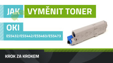 Ako vymeniť toner v tlačiarni OKI ES5463/ES5473/ES5432/ES5442