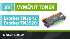 Ako vymeniť toner Brother TN-3512/TN-3520