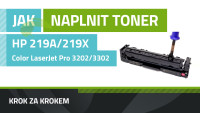 Návod na plnenie tonerov HP 219A/219X