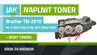 Návod na plnenie tonerov Brother TN-2010
