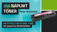 Návod na plnenie tonerov HP LaserJet Pro 200 M276/M251