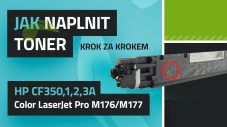 Návod na plnenie tonerov HP 130A LaserJet M176/M177