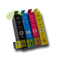 Sada kompatibilných náplní pre Epson T1816, Expression Home XP-102/XP-202/XP-205/XP-305/XP-405, CMYK, 4× 18 ml