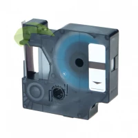 Kompatibilná páska pre Dymo 43610 / S0720770, 6mm x 7m, čierna tlač / priehľadný podklad