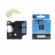 Kompatibilná páska s Dymo 45806 / S0720860, 19mm x 7m, čierna tlač / modrý podklad