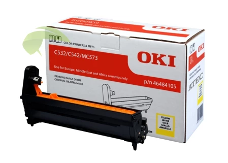 Obrazový valec pre OKI 46484105 originálny žltý, C532/C542/MC563/MC573