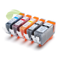 Sada kompatibilných náplní pre Canon MP540/MP550/iP4600/iP4700 - CLI-521CMYK + PGI520Bk