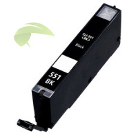 Kompatibilná náplň pre Canon CLI-551Bk XL čierna, Pixma MG5450/MG5550/MG6350/MG6450 - 12 ml