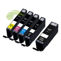 Sada náplní pre Canon CLI551 CMYK + PGI550Bk XL - MG5450/MG5550/MG6350/MG645