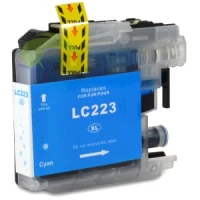 Atramentová náplň pre Brother LC-223C kompatibilná cyan, DCP-J562DW/DCP-J4120DW/MFC-J480DW