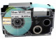 Kompatibilná páska pre Casio XR-18WE, 18mm x 8m čierna tlač / biely podklad