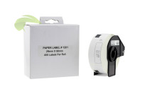 Kompatibilné etikety pre Brother DK-11201, 29mm x 90mm, 400ks, biele