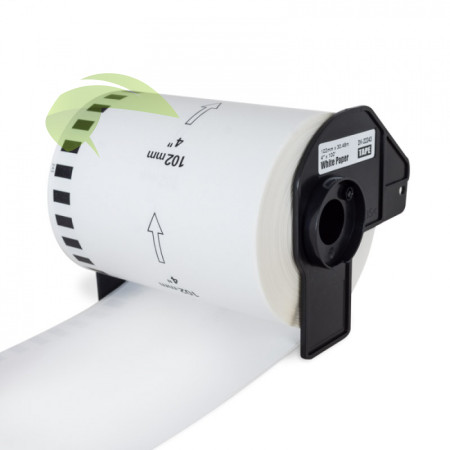Kompatibilné etikety pre Brother DK-22243, 102mm x 30,48m, biele