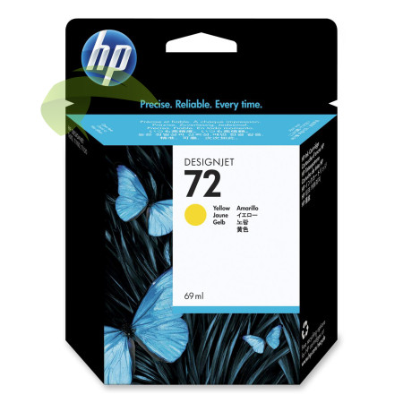 HP C9400A, HP 72 originálna náplň žltá, DesignJet T795/T610/T620/T770
