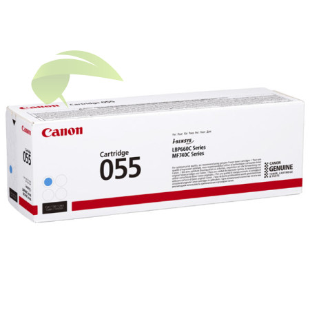 Toner Canon 055 cyan 3015C002 originálny, LBP663Cdw/LBP664Cx/MF742Cdw/MF744Cdw/MF746Cx