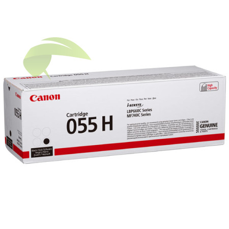 Toner Canon 055H čierny 3020C002 originálny, LBP663Cdw/LBP664Cx/MF742Cdw/MF744Cdw/MF746Cx