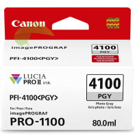 Atramentová náplň Canon PFI-4100 PGY, 6784C001 foto šedá originálna, imagePROGRAF PRO-1100