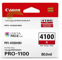 Atramentová náplň Canon PFI-4100 R, 6785C001 červená originálna, imagePROGRAF PRO-1100