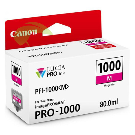 Atramentová náplň Canon  PFI-1000 M, 0548C001 magenta originálna, imagePROGRAF PRO-1000