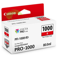 Atramentová náplň Canon  PFI-1000 R, 0554C001 červená originálna, imagePROGRAF PRO-1000