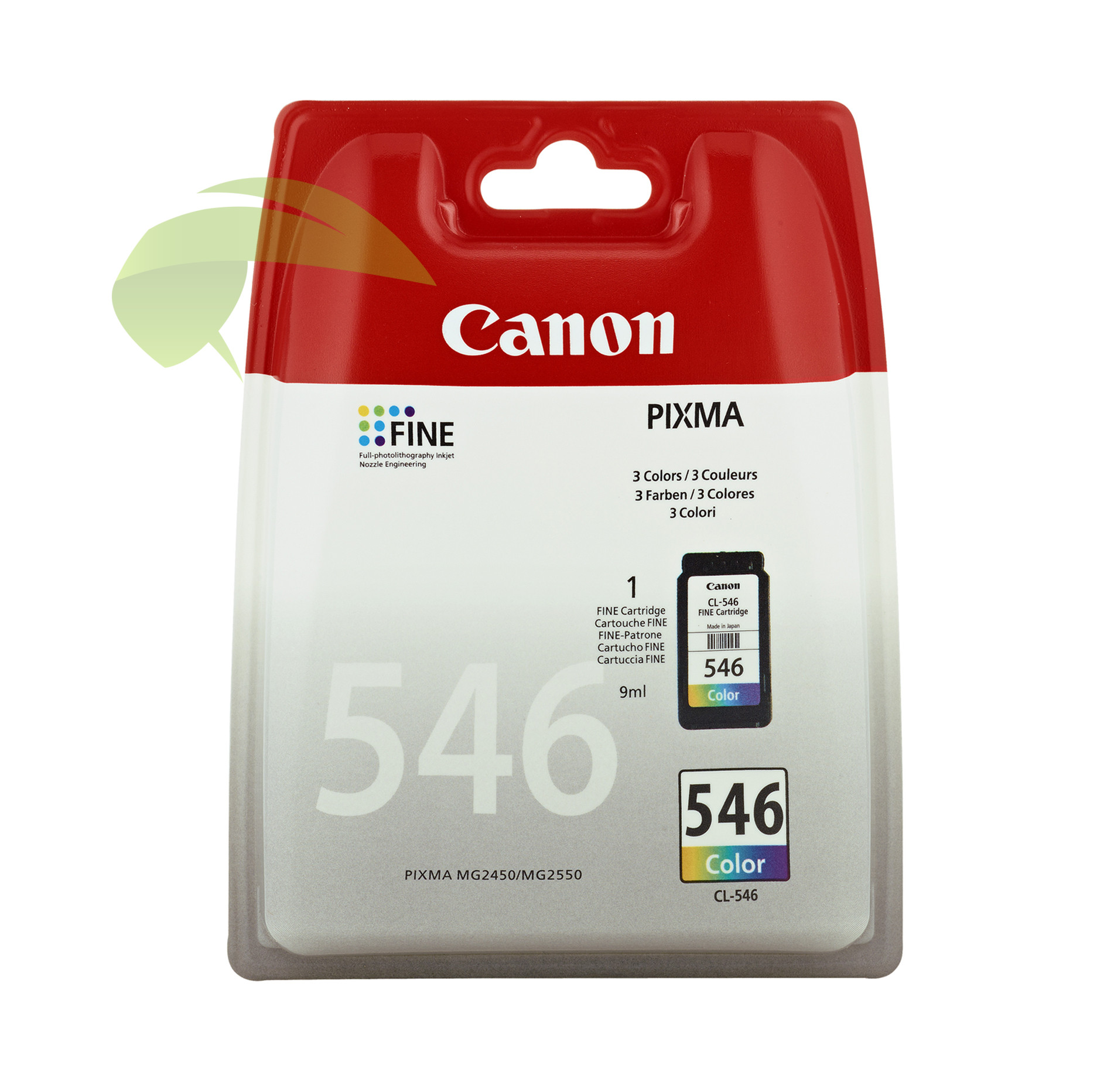 canon cartuccia originale cl-546 per pixma mg2450/mg2550
