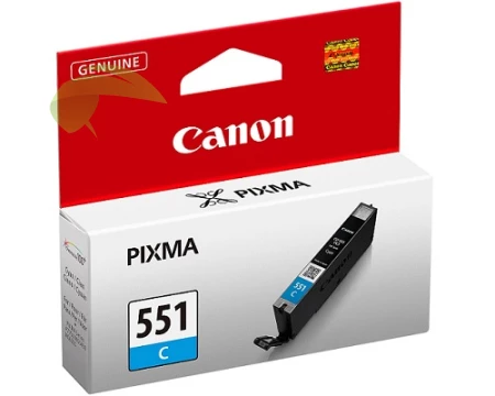 Canon CLI-551 C originálna náplň cyan, Pixma MG5450/MG5550/MG5650/MG5655