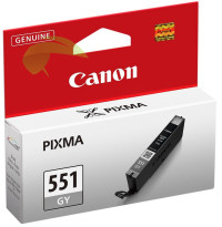 Canon CLI-551 GY originálna náplň grey, Pixma MG6350/MG7150/MG7550/iP8750