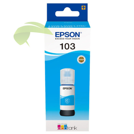 Epson 103, C13T00S24A originál cyan, L1100/L3100/L3110/L3151/L3150