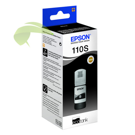 Epson 110S, C13T01L14A originálny čierny atrament, Epson EcoTank M2140/M1100/M1120