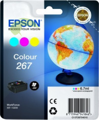 Epson 267, C13T26704010 originálna farebná, WorkForce WF-100