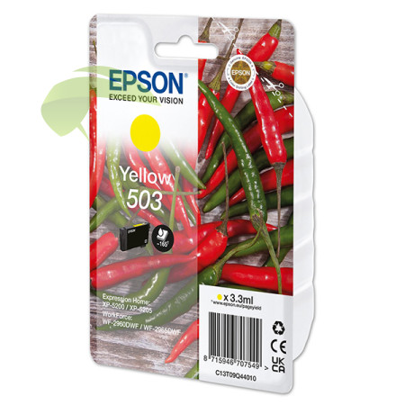 Epson 503, C13T09Q44010 originálna žltá, WorkForce WF-2960/WF-2965/XP-5200/XP-5205