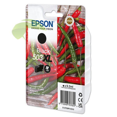 Epson 503XL, C13T09R14010 originálna čierna, WorkForce WF-2960/WF-2965/XP-5200/XP-5205