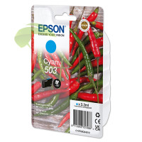 Epson 503, C13T09Q24010 originálna cyan, WorkForce WF-2960/WF-2965/XP-5200/XP-5205