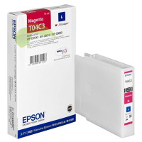 Epson T04C3, C13T04C34N (L), originálna náplň magenta, WorkForce Pro WF-C8190/WF-8690
